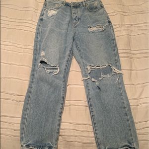 super cute ripped pacsun jeans